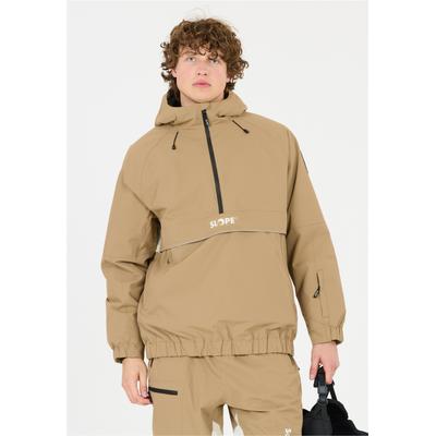 Skijacke SLOPE "Blizz", Herren, Gr. XS, beige, 100% Polyester, unifarben, normal, ohne Ausschnitt, Jacken Skijacke, mit Bionic Finish DWR-Technologie