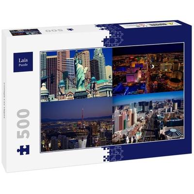 Lais Puzzle Collage Las Vegas 500 Teile