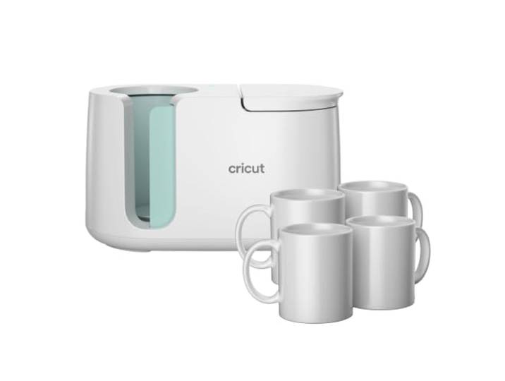 Cricut Tassenpresse + 4 leere Tassen (je 340 ml)