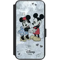 Nivocase Klapphülle für Samsung Galaxy S22+ Handyhülle aus Kunst Leder NIVOflip schwarz Disney Vintage (Samsung Galaxy S22+), Smartphone Hülle, Schwarz