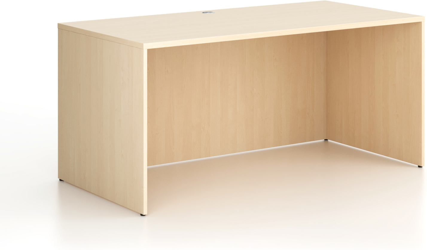 B2B Partner Büroschreibtisch FRAME, 1600 x 800 mm, Birke