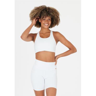 Sport-BH ATHLECIA "Myolie", Damen, Gr. S, weiß, 82% Polyester, 18% Elasthan, unifarben, BHs Sport-BH, mit 4-Wege-Stretch und mittlerem Support