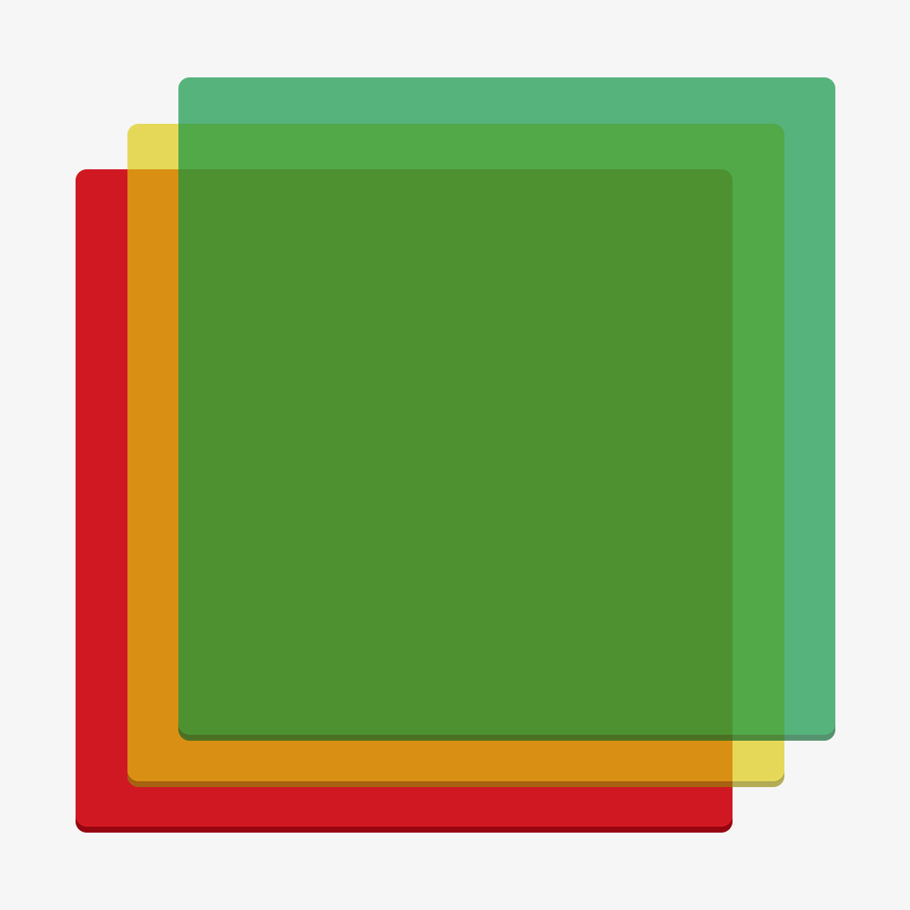Creality Falcon Series Three Colors Transparent Acrylic Sheets 200 x 200 x 3mm - 10pcs 4007010146