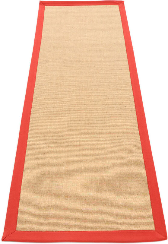 Carpetfine Sisal Hand Woven Red Rug Runner 80 x 400cm