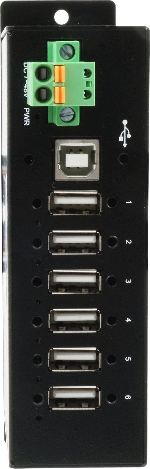EXSYS EX-1596HMVS USB 2.0 Type-B Kabel, 1,8 meter, Zwart, Metaal