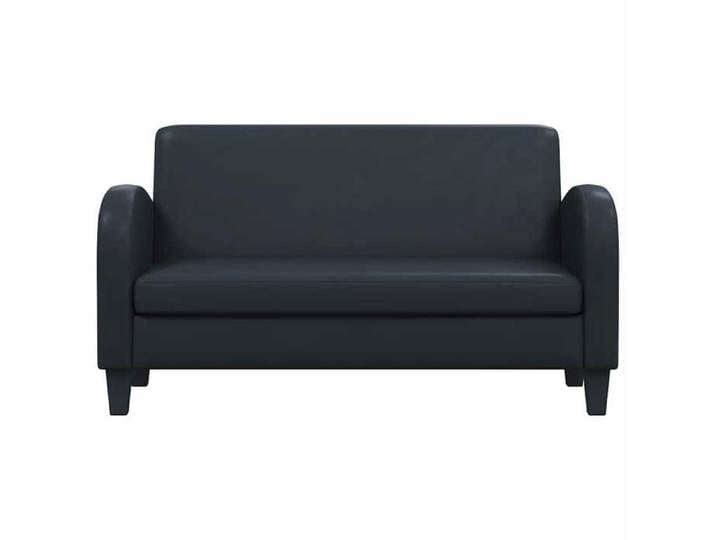 Stable&Durable - Noir - Canapé à 2 places - (par siège):110 kg - Cuir synthétique Noir - Canapé Scandinave HS620050764