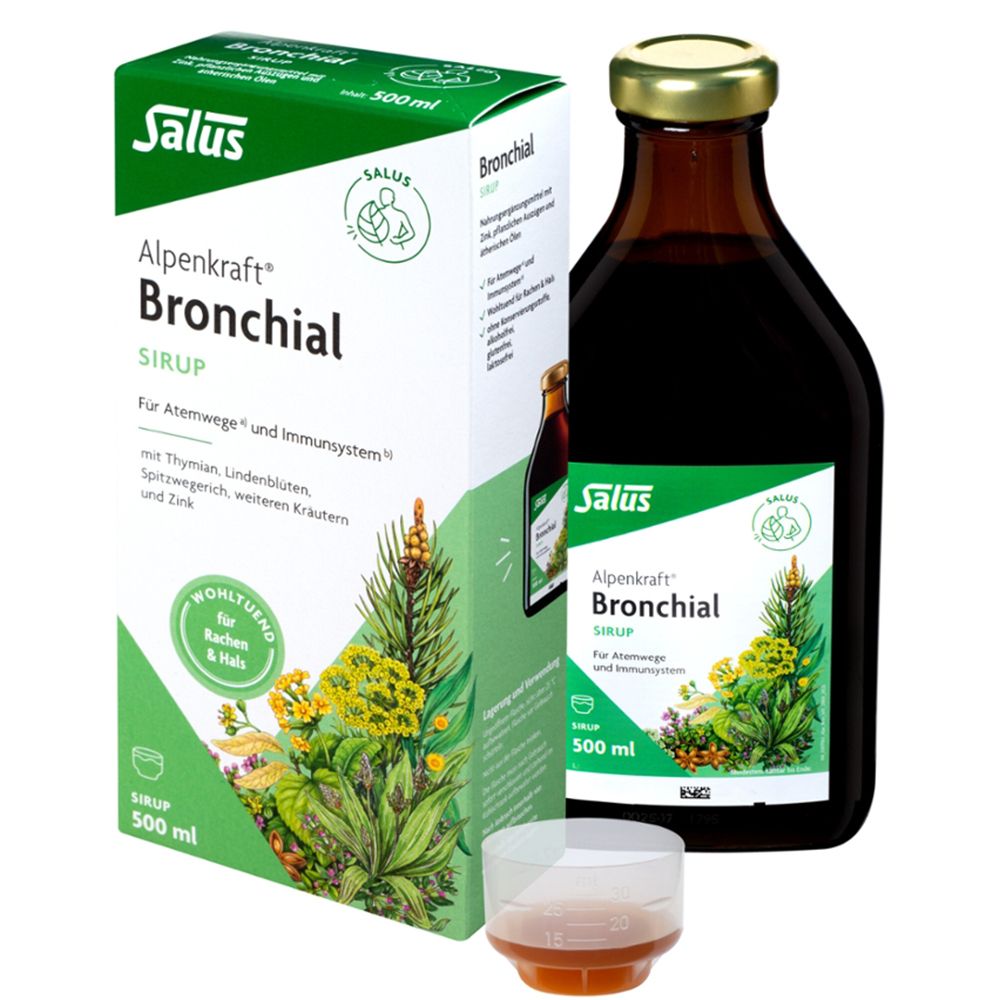 Alpenkraft Bronchial-Sirup Salus 500 ml Sirup