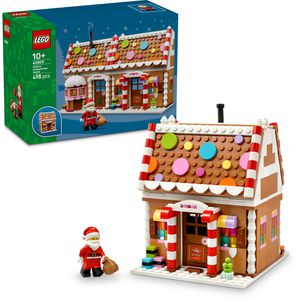 LEGO 40809 Weihnachtliches Lebkuchenhaus, ab 10 Jahre, 498 Teile