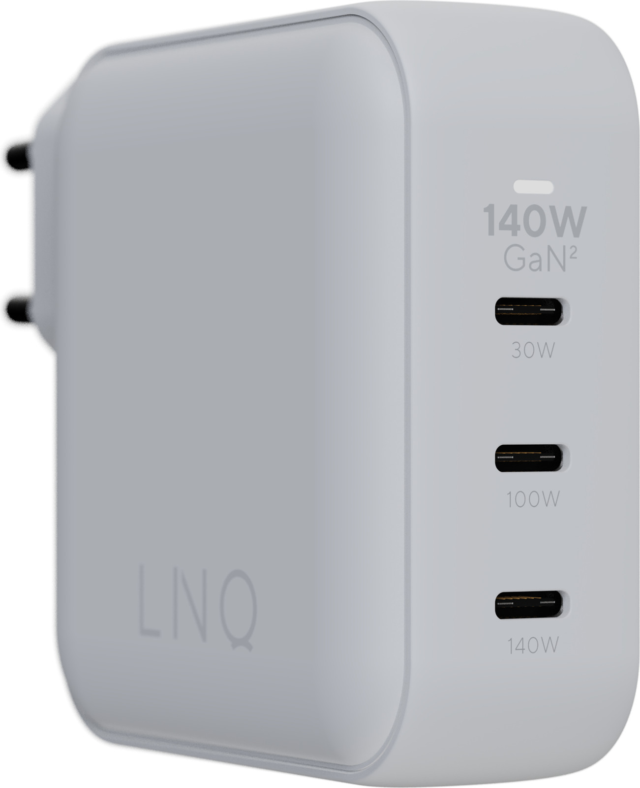 LinQ Connects Laptop lader 140W GaN2 - USB-C Power Delivery Adapter voor Laptop, Tablet en Smartphone