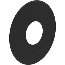 Jeremias PELLET-LINE Wandrosette 80 mm (geschlossen) Edelstahl schwarz Ø 80 mm