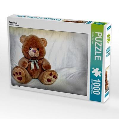 CALVENDO Puzzle Teddybär | 1000 Teile Lege-Größe 64x48cm Foto-Puzzle für glückliche Stunden