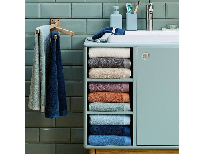 Serviette de douche 70 x 0 x 140cm Blanc/Blanc