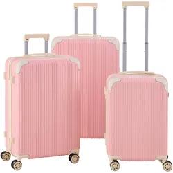 Reisekofferset Madeira Rosa, 3-teilig