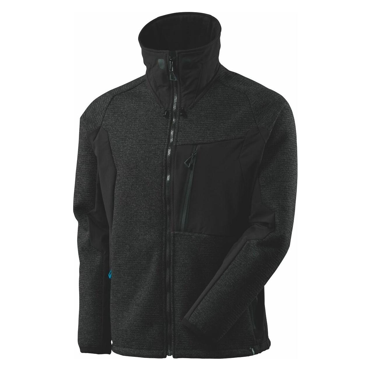 Mascot Jacke, Strick, mit Membran Strickjacke Grösse XL, Schwarz-meliert/Schwarz (XL) (5711074602995)