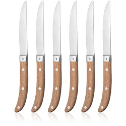 Steakmesser-Set WMF RANCH (LBH 28x13x4,50 cm) - silber - LBH 28x13x4,50 cm