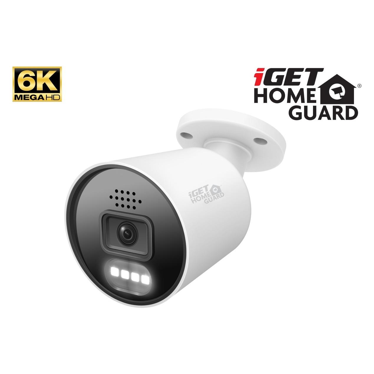 iGet HGNHK942CAM - MegaHD 6K PoE IP kamera, SMART AI detekce, IP67, zvuk, noční přísvit 40m, ONVIF (75020576)