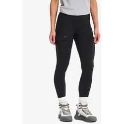 Summit Hiking Pocket Leggings Damen Black, Größe:S - Outdoor Tights - Schwarz