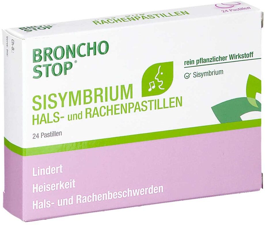 Bronchostop Sisymbrium Hals- und Rachenpastillen 24stk