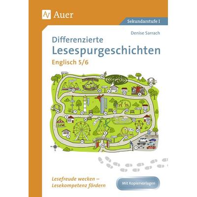 Differenzierte Lesespurgeschichten Englisch 5-6, Geheftet von Denise Sarrach, Auer Verlag in der AAP Lehrerwelt GmbH, 978-3-403-08189-0