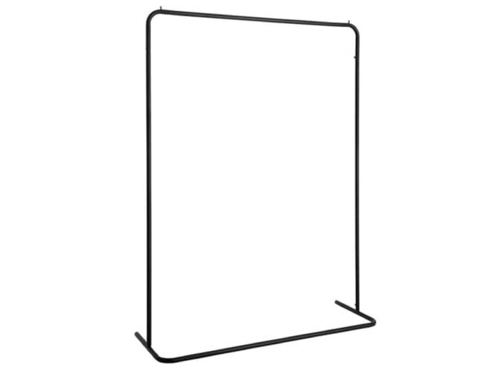 Robuster Kleiderständer, Garderobe Aus Metall Für Schlafzimmer Und Boutique Schwarz, U-förmiger Standfuß, Präsentationsständer Für Kleidung, Kleiderablage Für Kleiderschrank(120X40X160CM)