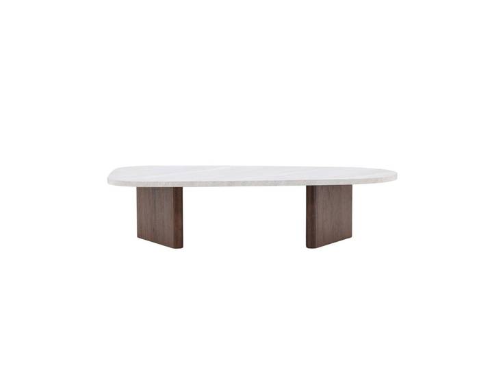 Livetastic Couchtisch, Grau, Mokka, Holz, Pappel, oval, eckig, 65x32x130 cm, Wohnzimmer, Wohnzimmertische, Couchtische