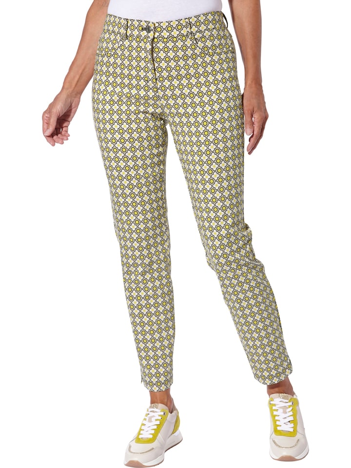 WITT WEIDEN Hose in Beige/ Gelb - 42