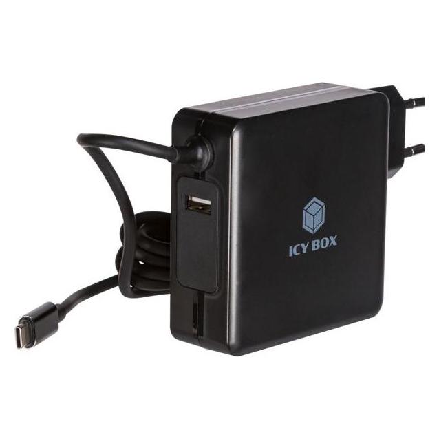 Icy Box IB-PS101-PD Universal Notebook Netzteil USB-C 90W 1,8m Kabel (90 W) (IB-PS101-PD)