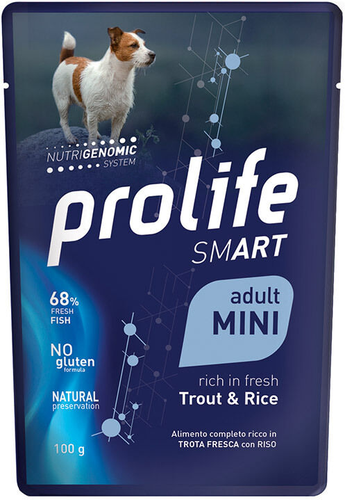 Prolife Cane Smart Adulto Mini Trota & Riso Busta 100 Gr
