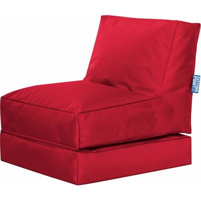 Sitzsack SITTING POINT "Twist Scuba", rot, B:70cm H:80cm T:180cm, Polyester, Sitzsäcke, Sitzsack
