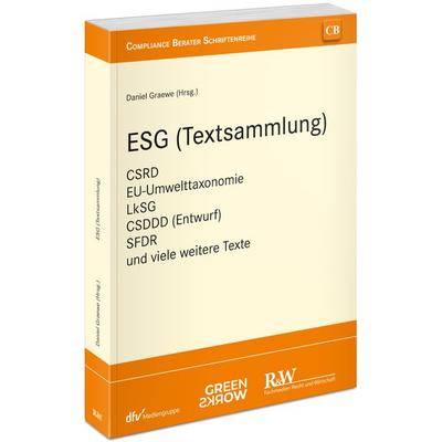 ESG (Textsammlung), Taschenbuch von , Fachmedien Recht und Wirtschaft in Deutscher Fachverlag GmbH, 978-3-8005-1877-7