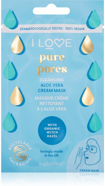 I Love Pure Pores moisturising face mask 10 ml