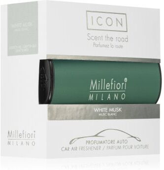 Millefiori Icon White Musk ambientador auto 1 un.. Icon White Musk
