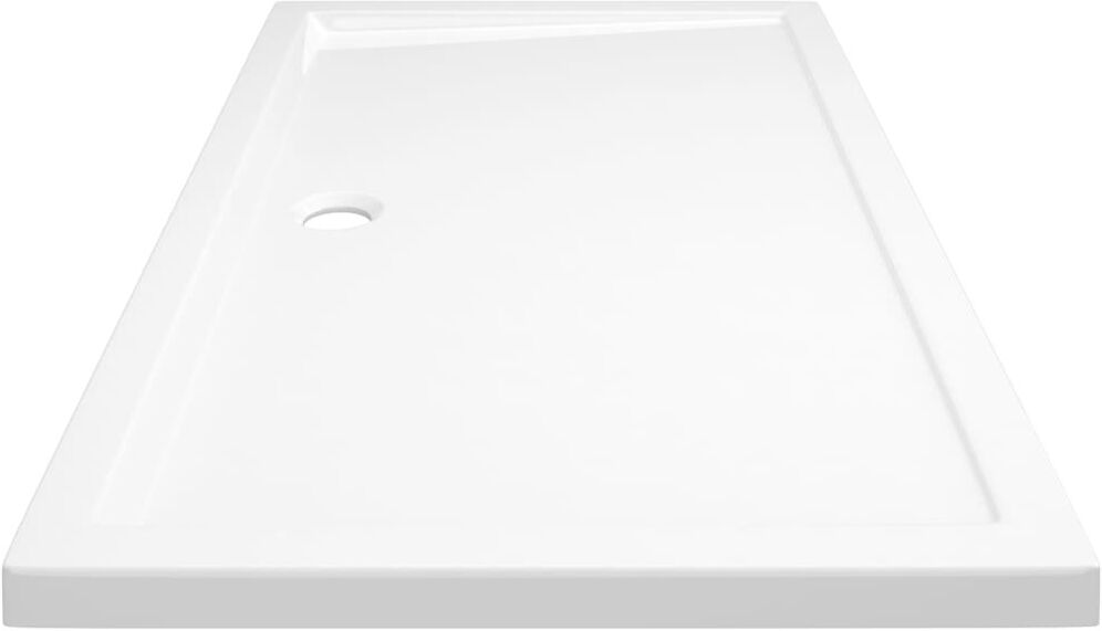 Belfry Bathroom Jamieson Plastic Shower Tray White 4cm H x 120cm W x 70cm D