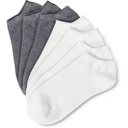 Tchibo - 7 Paar Sneakersocken - Herren - Gr. 44-46 - weiß