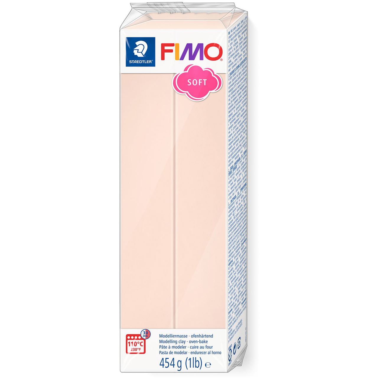 FIMO SOFT Modelliermasse, ofenhärtend, haut hell, 454 g