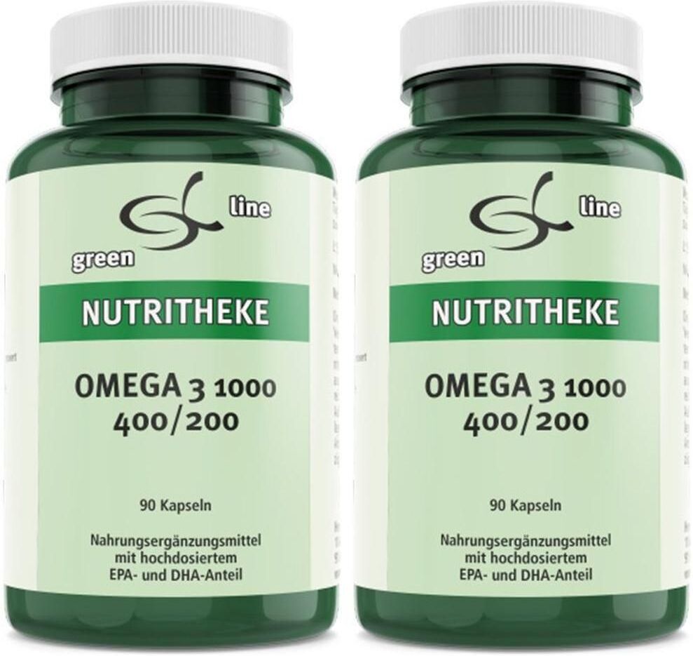 green line Omega-3 1000 400/200 Kapseln 2x 2x180 St