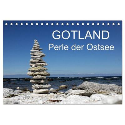 Gotland - Perle der Ostsee (Tischkalender 2026 DIN A5 quer), CALVENDO Monatskalender