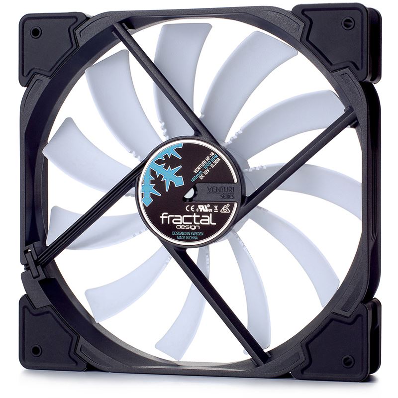 Fractal Design Venturi HF-14 140x140x25mm 1200 U/min 26.5 dB(A) schwarz/weiß