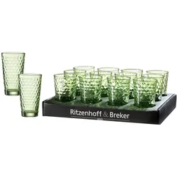 Longdrinkglas FAVO (BHT 8x14x8 cm) - BHT 8x14x8 cm