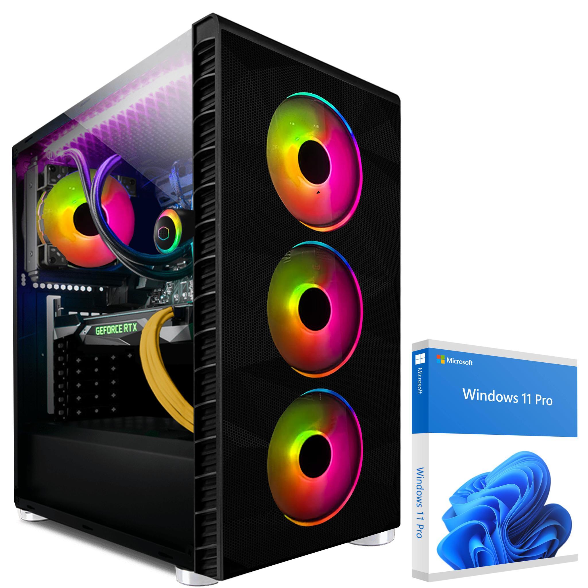 KRAFTPC High End Gaming-PC Intel Core i9 14900KF - Nvidia GeForce RTX5070 Ti 16GB - 2TB M.2 SSD - 64GB DDR4 - Windows11 - WLAN - Gamer PC
