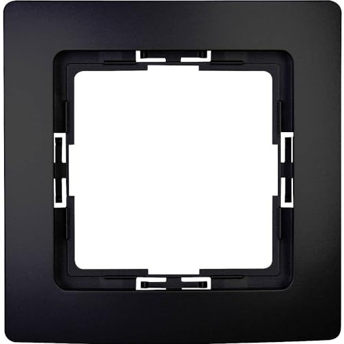 Kopp Parijs 308450066 Afdekraam, 1-voudig, matzwart