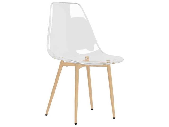 ZENCORE@ Chaises à manger - Entretien facile - lot de 2 - Transparent PET - 110 kg par siège（7001)