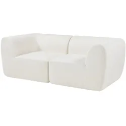 Helloshop26 - Modulares 2-Sitzer-Sofa/Sessel cremefarben