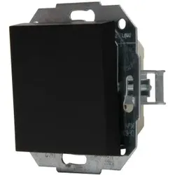 Kopp 587650087 ATHENIS - Universalschalter (Aus-/Wechsel), Farbe: schwarz matt
