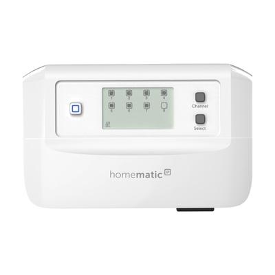 HOMEMATIC IP Smart-Home-Zubehör "Fußbodenheizungscontroller - 8 Kanäle, motorisch", weiß, B:14cm H:7,3cm T:18,4cm, Smart-Home-Stationen
