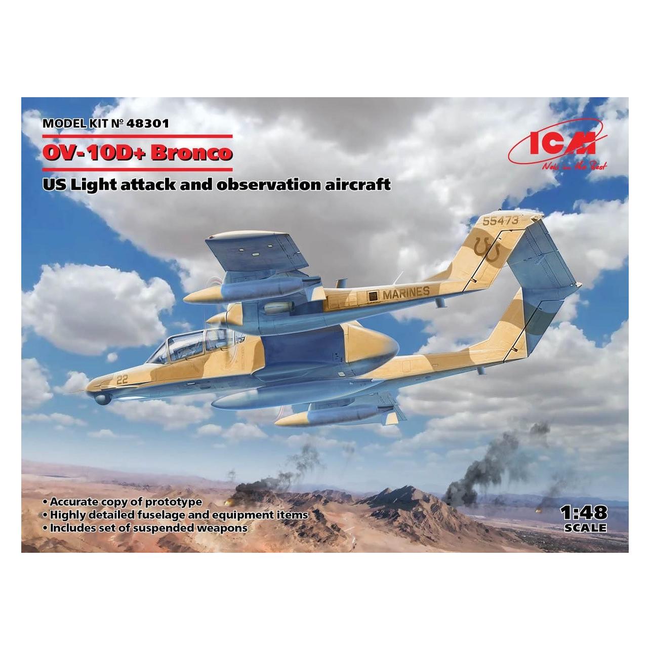 ICM OV-10D+ Bronco, US Attack Aircraft (48301)