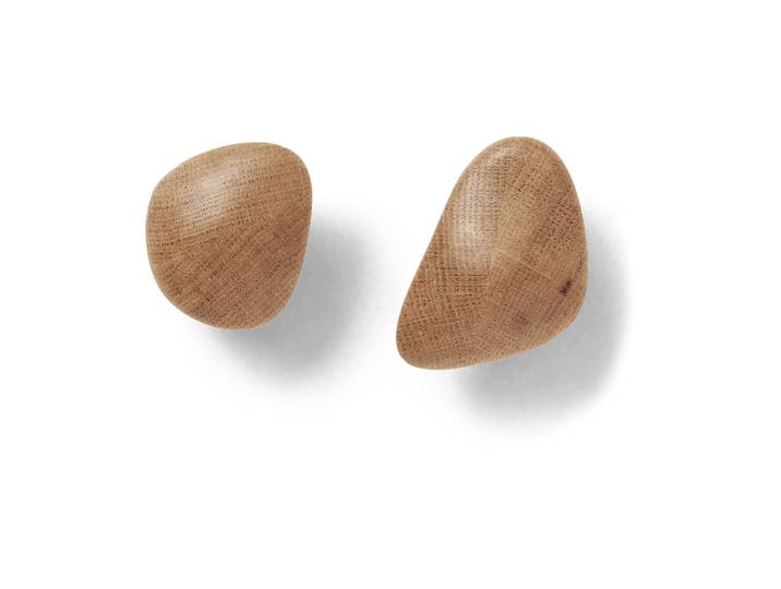 Ferm Living Crochet Cairn 2 pièces Oak