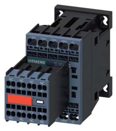 Siemens hulpcontact 4 contacten (4 normaal gesloten) DC 24V type S00 met veeraansluiting 3RH22442BB40