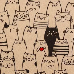 Serviette Comic Cats 20tlg. Papier Bunt
