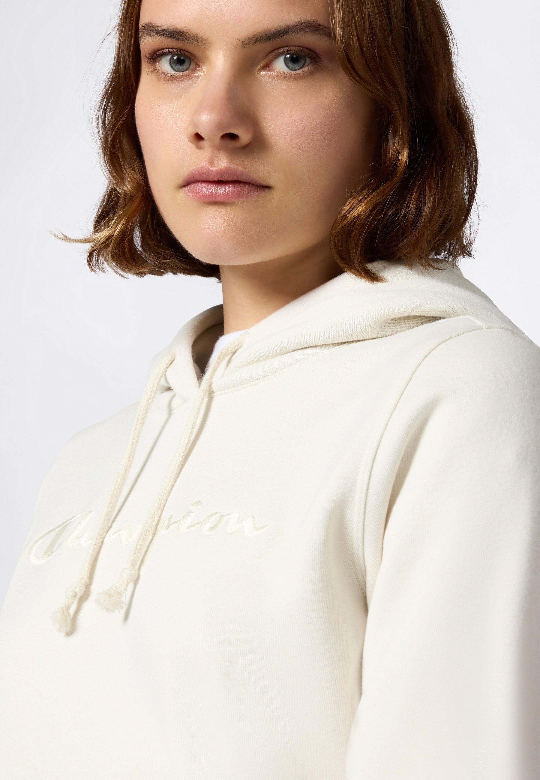 Kapuzensweatshirt CHAMPION "ICONS TONAL Hoodie", Damen, Gr. XS (36), beige (icv), Obermaterial: 70% Baumwolle, 30% Polyester, Sweatshirts Kapuzensweatshirt, aus Baumwolle und Polyester, geeignet in den Größen XS bis XXL